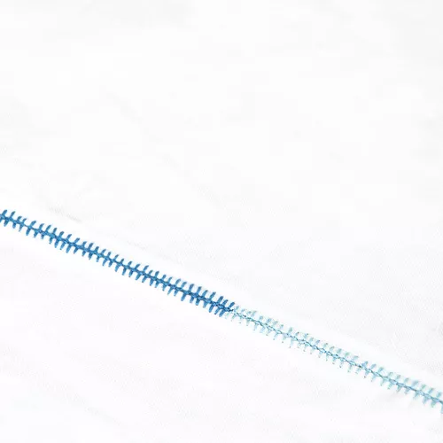 Caravan Embroidered Stitch Linen Tablecloth