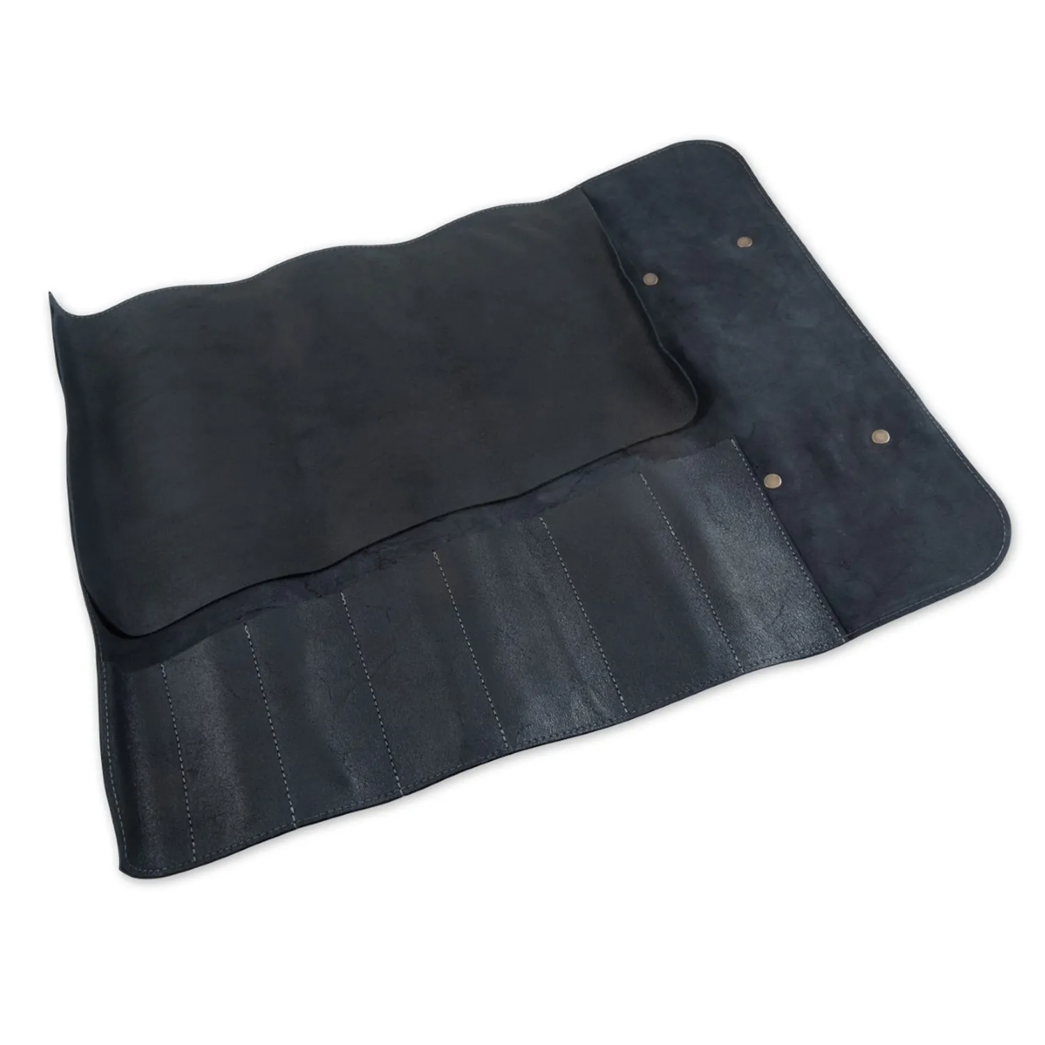 Messermeister 7-Pocket Vintage Leather Knife Roll