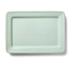 Sur La Table Pearl Rectangular Platter, Sea Salt
