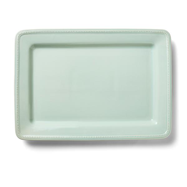 Sur La Table Pearl Rectangular Platter, Sea Salt