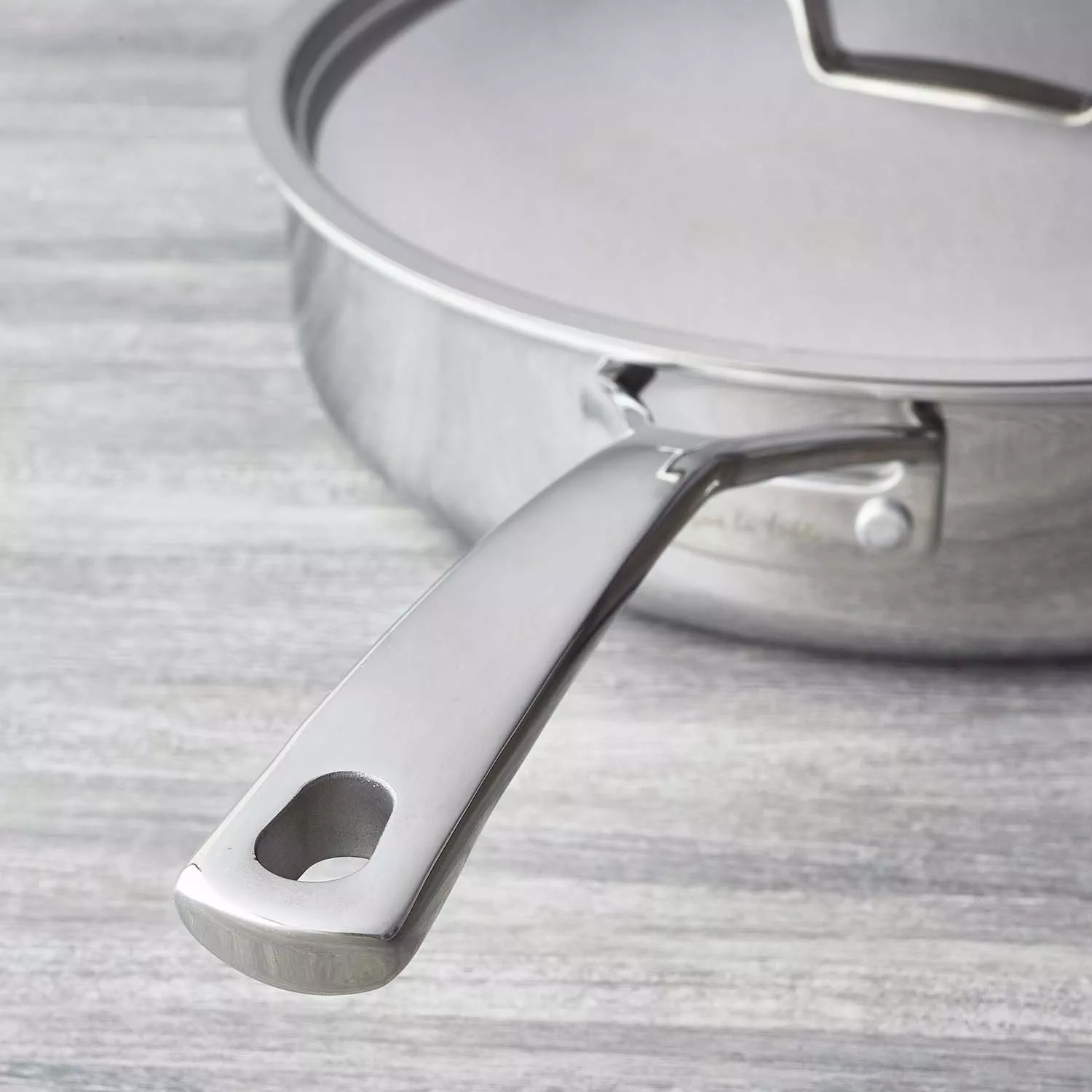  Sur La Table Classic 5-Ply Stainless Steel Sauté Pan, 5 Qt,  Silver: Home & Kitchen
