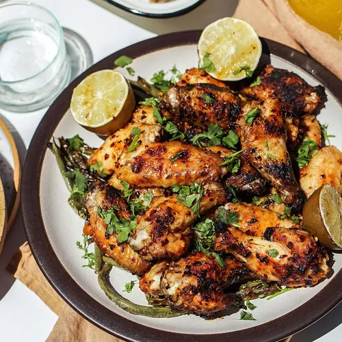 Cumin Chili Grilled Chicken Wings