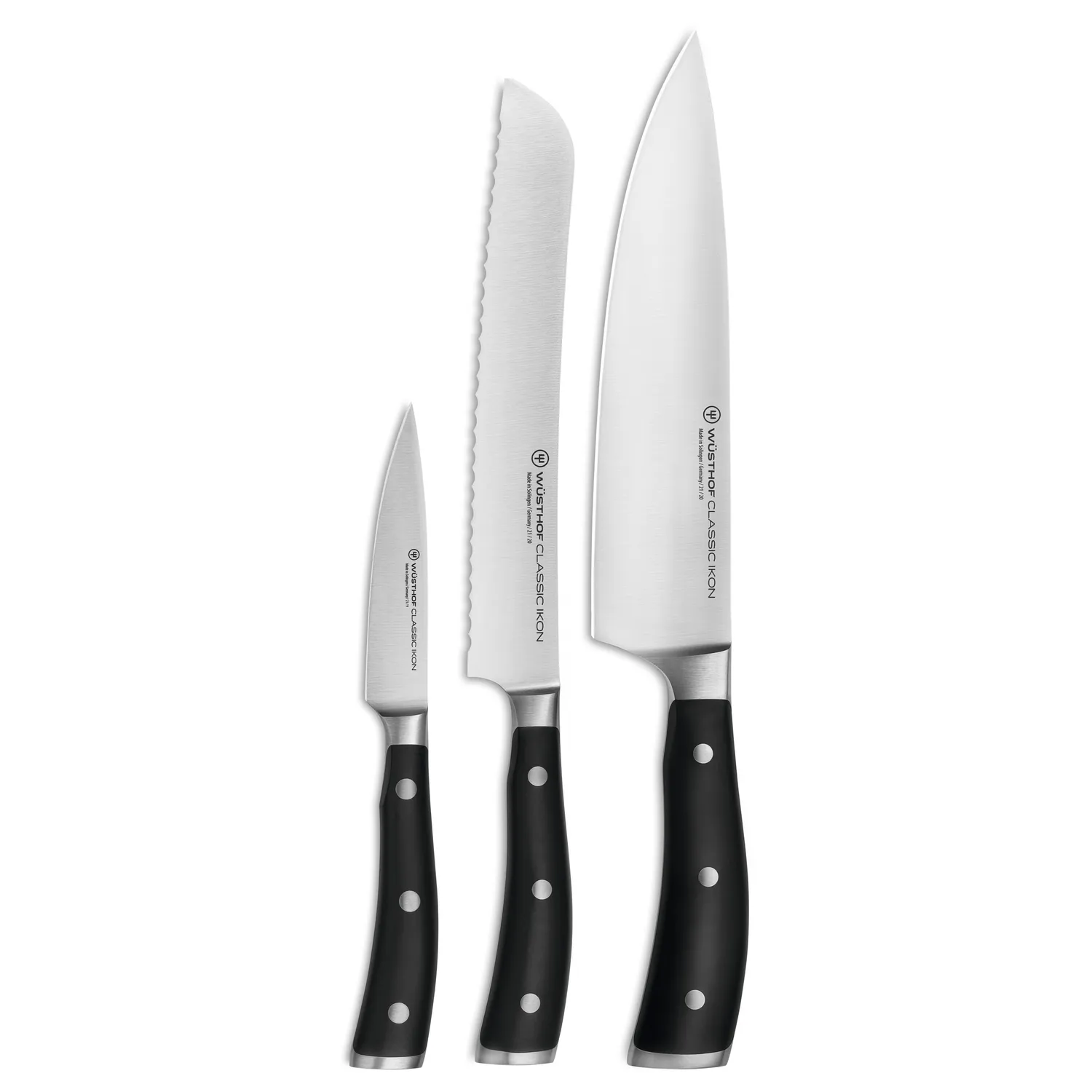 Wüsthof Classic Ikon 3-Piece Knife Starter Set