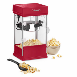 Cuisinart Theater Popcorn Maker Works better than expected and makes great popcorn