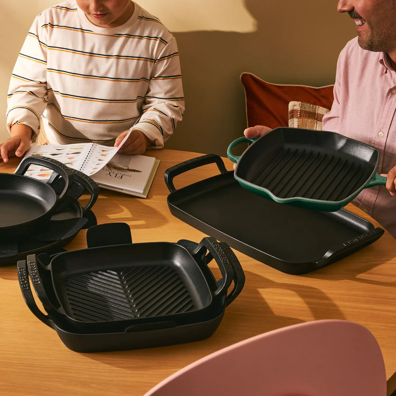 Le Creuset Alpine Outdoor Rectangular Griddle, 15.75"