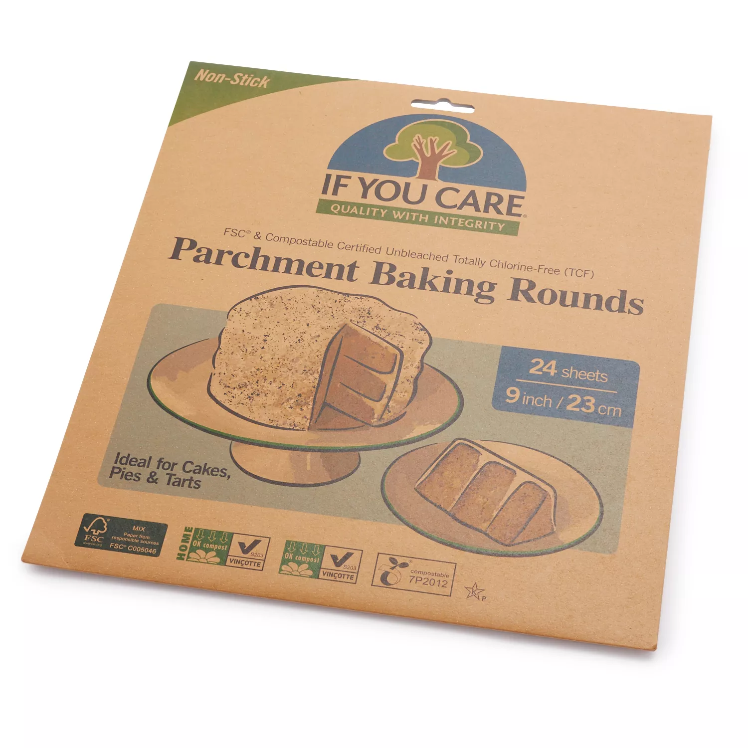 Parchment Baking Sheets - Organic 8 Parchment Rounds | Just.Find.Best