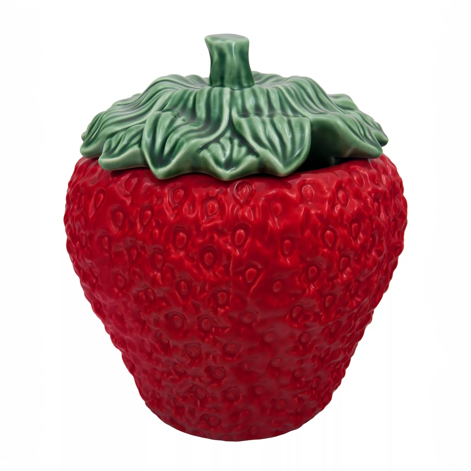 Bordallo Pinheiro Strawberry Tureen, 135 oz.