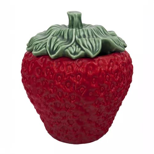 Bordallo Pinheiro Strawberry Tureen, 135 oz.