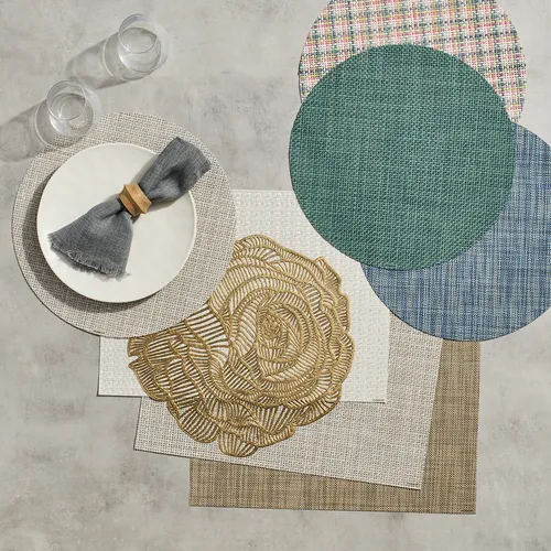 Chilewich Pressed Rose Placemat, 15"