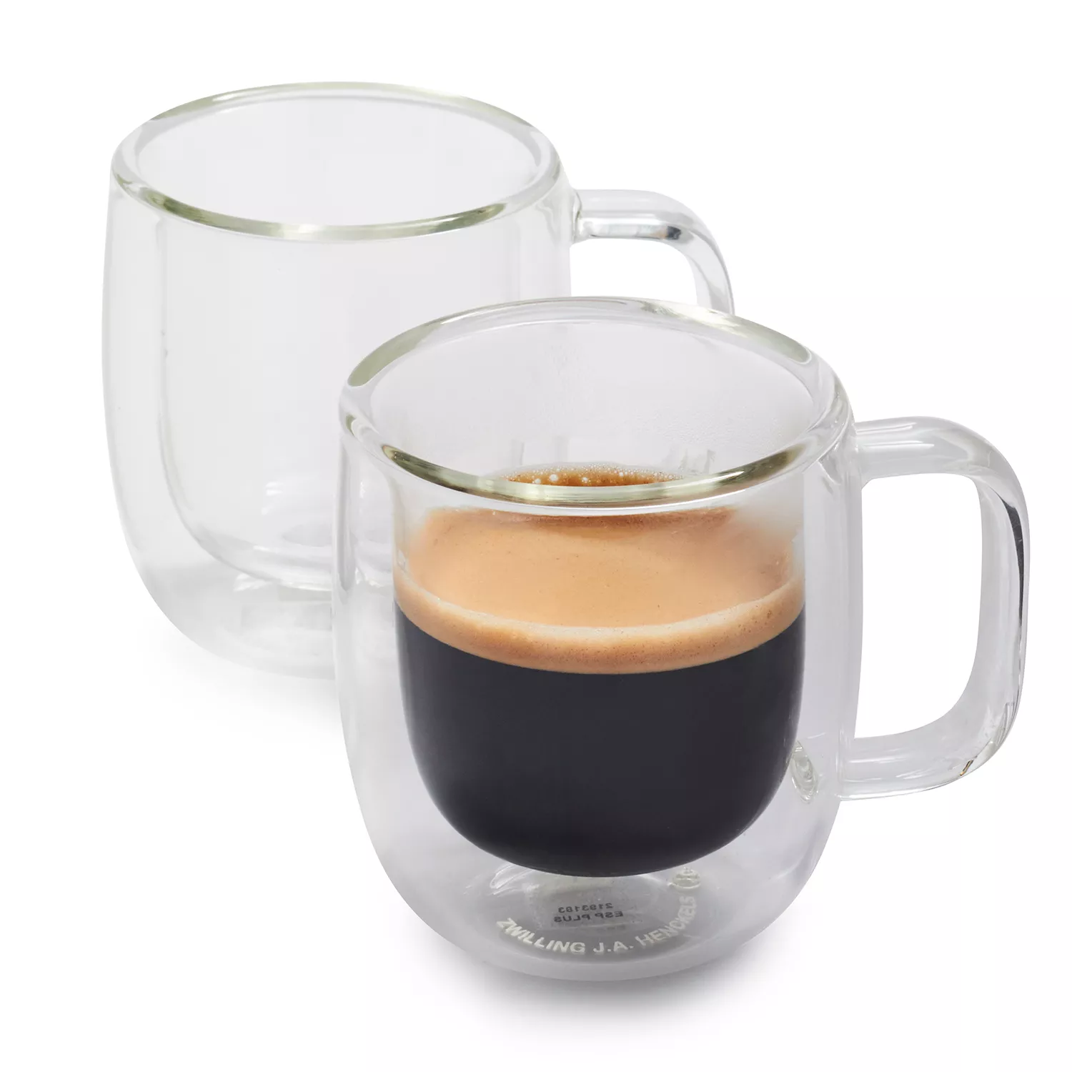 Zwilling J.A. Henckels Sorrento Plus Double-Wall Double Espresso Glasses, 4.5 oz., Set of 2
