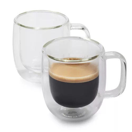 Zwilling J.A. Henckels Sorrento Plus Double-Wall Espresso Glasses, 2.7 oz., Set of 2