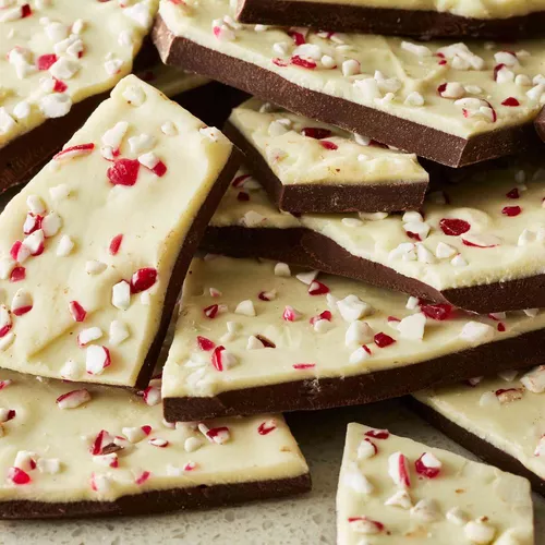 Sur La Table Chocolate Peppermint Bark Tin