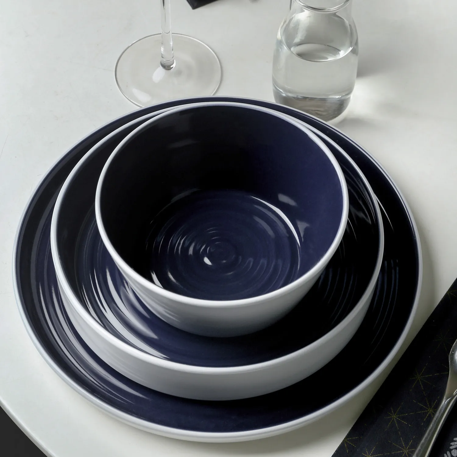 Stone Lain Elica Stoneware 12-Piece Dinnerware Set