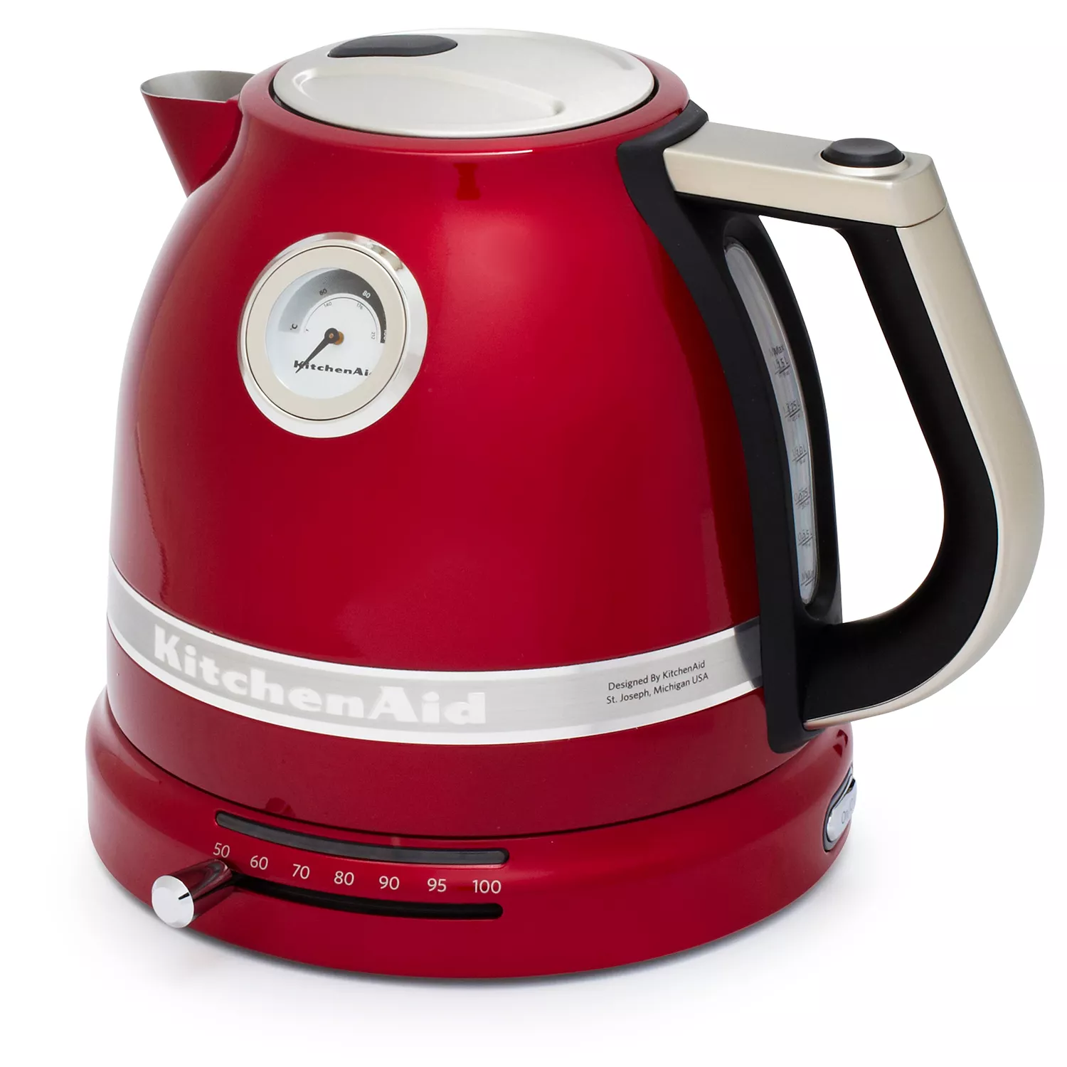 KitchenAid Pro Line Candy Apple Red Electric Kettle