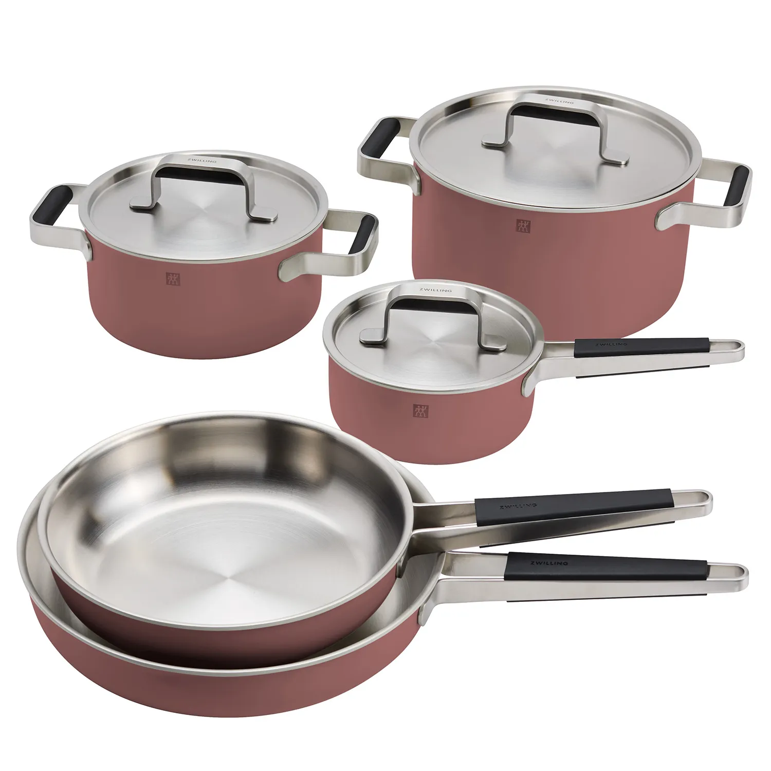 Zwilling Pure Stainless Steel 8-Piece Cookware Set