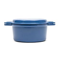 Misen Enameled Cast Iron Dutch Oven with Grill Pan Lid, 7 qt. dutch oven