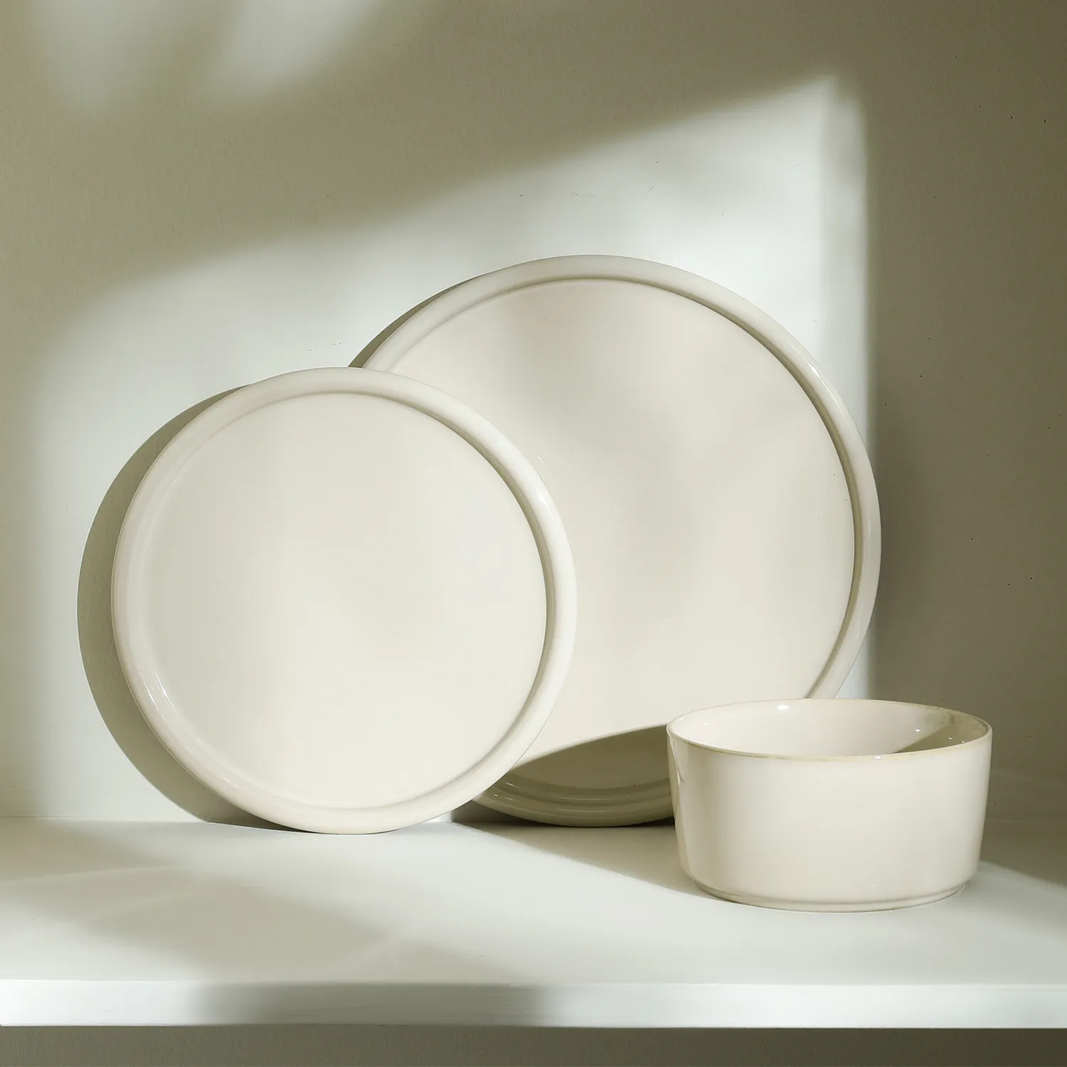Stone Lain Eden Stoneware 12-Piece Dinnerware Set