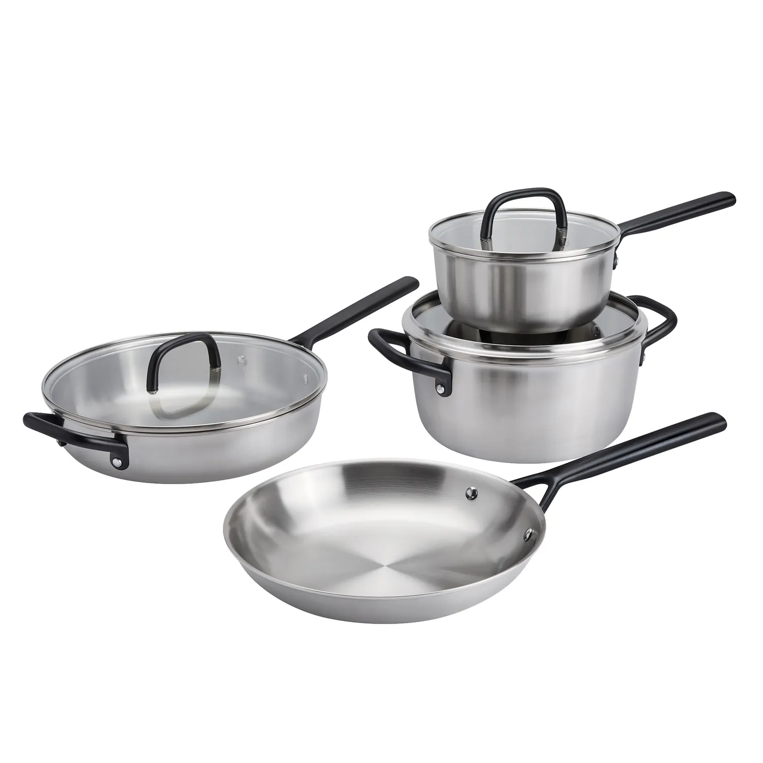 Zwilling Milano Stainless Steel 7-Piece Cookware Set