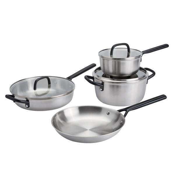 Zwilling Milano Stainless Steel 7-Piece Cookware Set