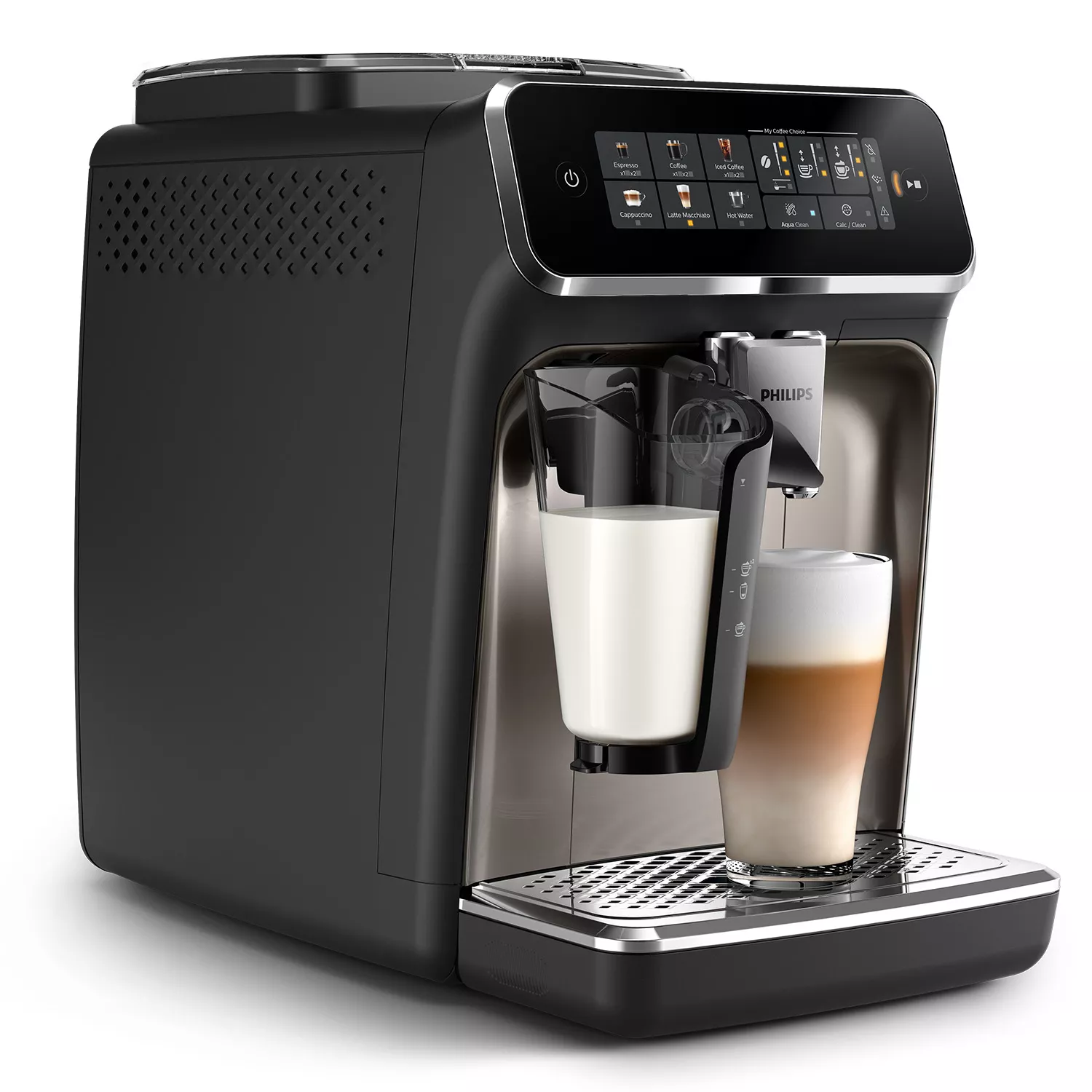 Philips 3300 Series Fully Automatic Espresso Machine with LatteGo Milk Frother 