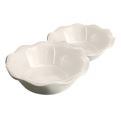 Emile Henry Mini Pie Dishes, Set of 2 I have wanted these for soooo long! I bout two sets (4 total) in white, and I adore them! I made a mini coconut cream pie for my husband?