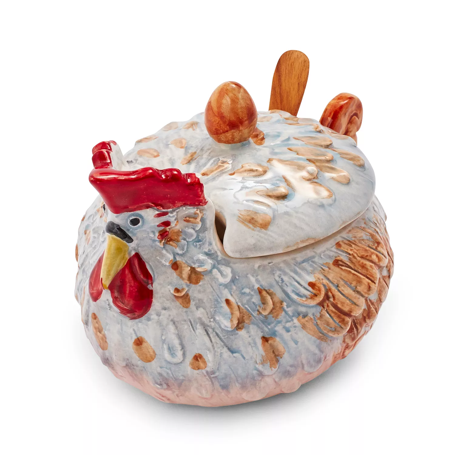 Jacques P&#233;pin Collection Chicken Sugar Bowl