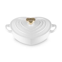 Le Creuset Traditional Enameled Cast Iron Shallow Heart Cocotte, 1.25 Qt.