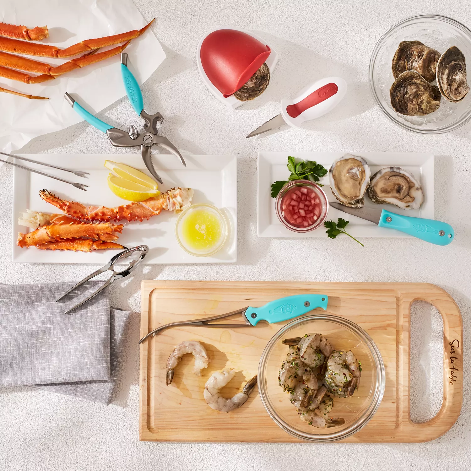 Sur La Table Seafood Kit, Set of 8