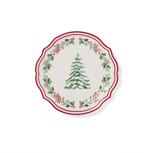 Sur La Table Christmas Tree Dinner Plate