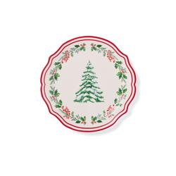 Sur La Table Christmas Tree Dinner Plate