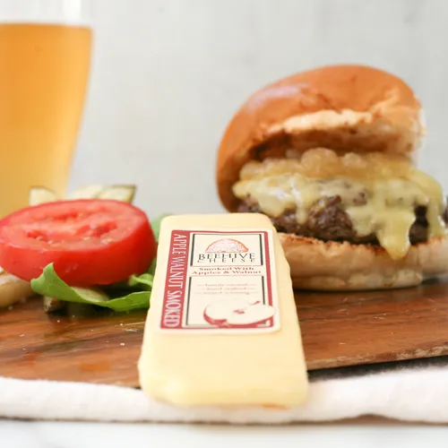 Beehive Cheese Apple Walnut Smoked Cheddar Cheese, Set of 2