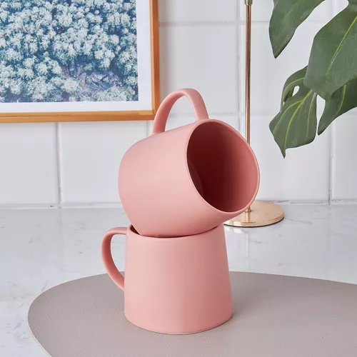 Stone Lain Delilah Porcelain Organic Shaped Mugs, Set of 6