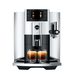 JURA E8 Fully Automatic Coffee Machine Travel mugs do not generally fit in this or most other Jura machines