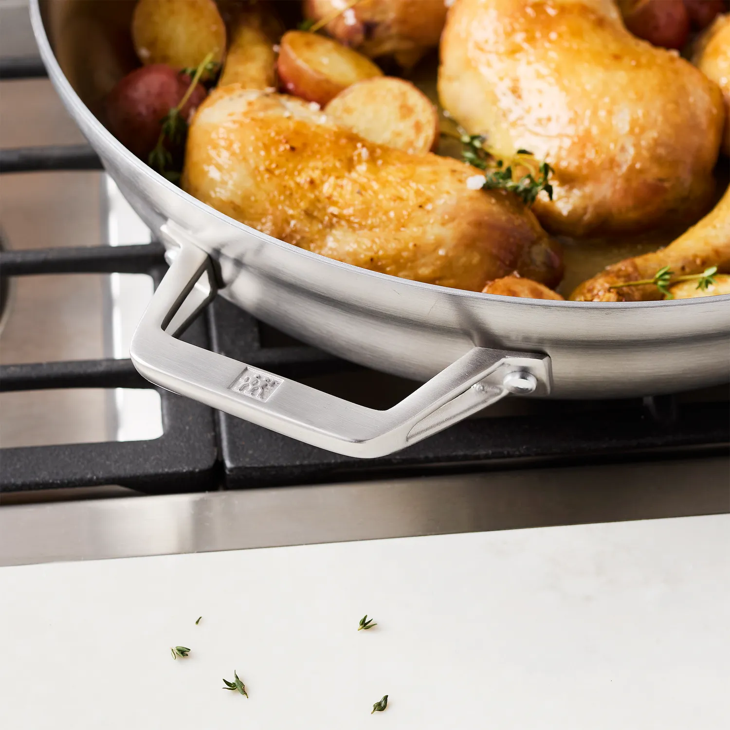 Zwilling Motion Stainless Steel Sauté Pan, 5 qt.