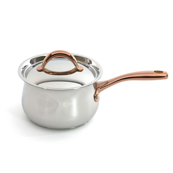 BergHOFF Ouro Stainless Steel Saucepan, 2.4-Qt.