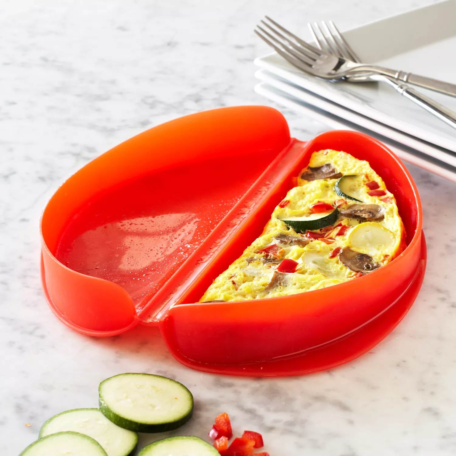 Microwave Omelet Maker - Egg Omelette Maker Tray, Egg Cooker