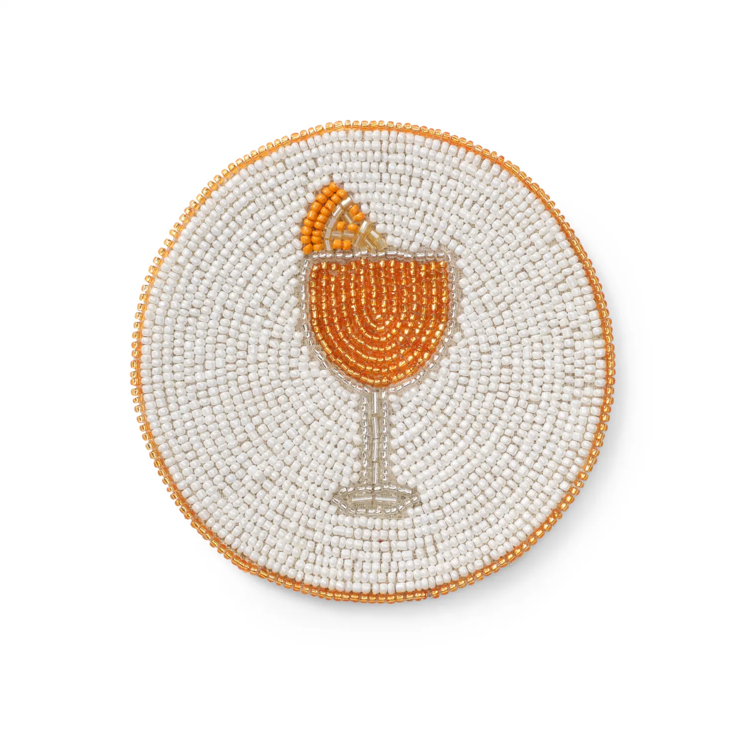 Sur La Table Beaded Cocktail Coasters, Set of 4