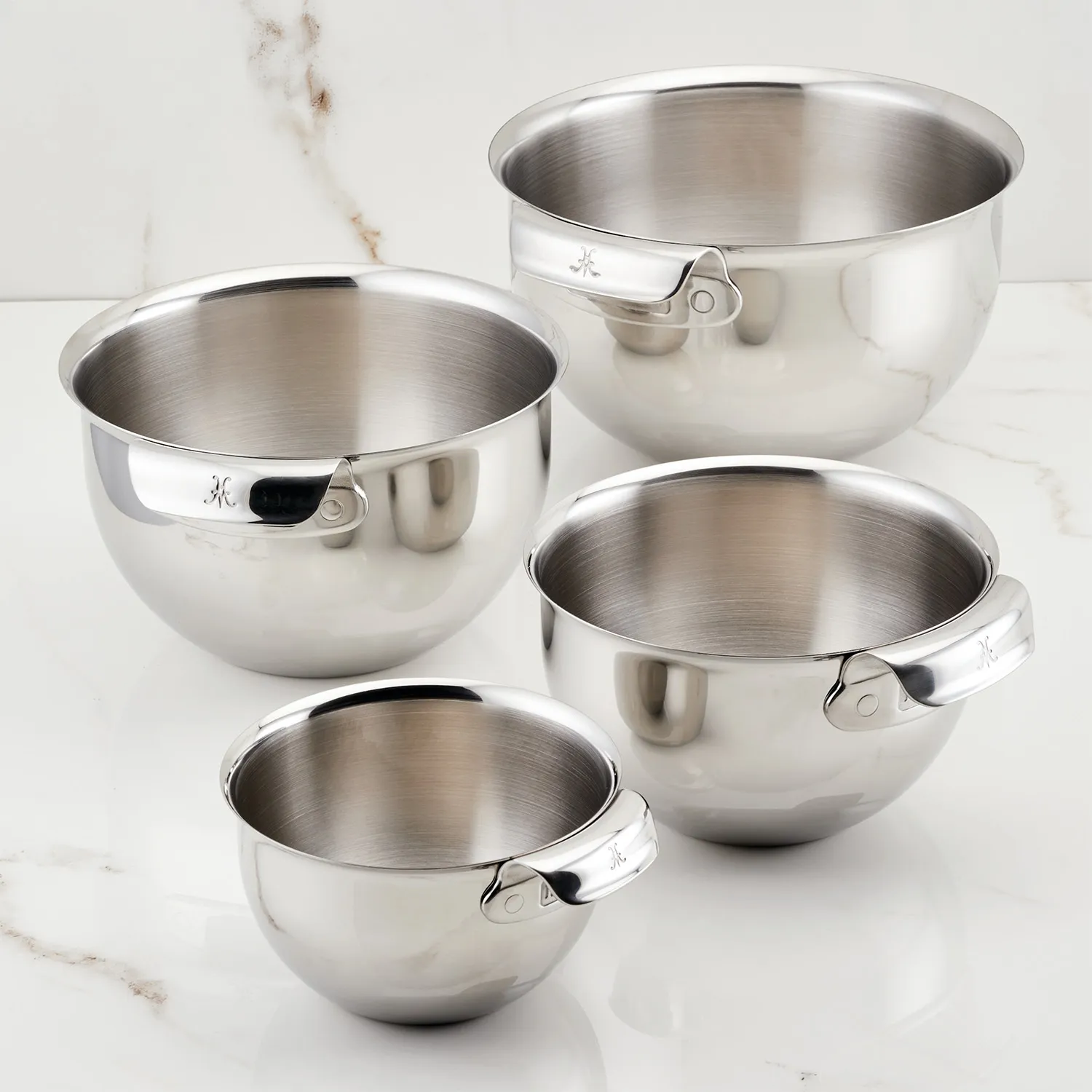 Hestan Provisions Ovenbond 4-Piece Stainless Steel Mixing Bowl Set