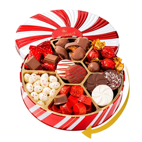 Bonnie & Pop Candy Cane Cravings Lazy Susan Collection