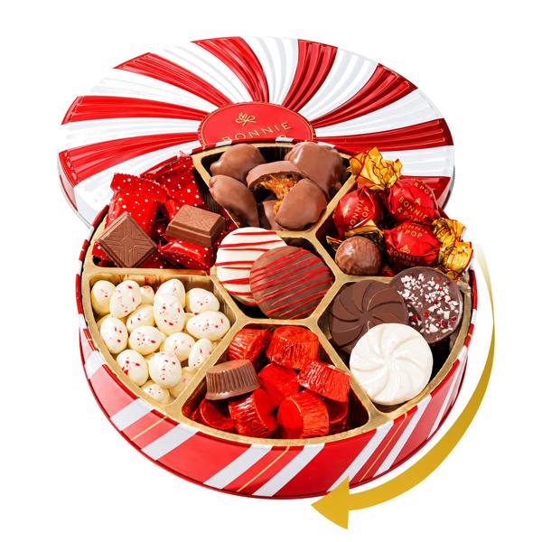 Bonnie & Pop Candy Cane Cravings Lazy Susan Collection