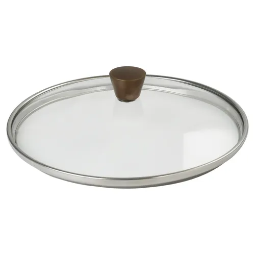 Cristel 1826 Glass Lid with Antique Brass Knob