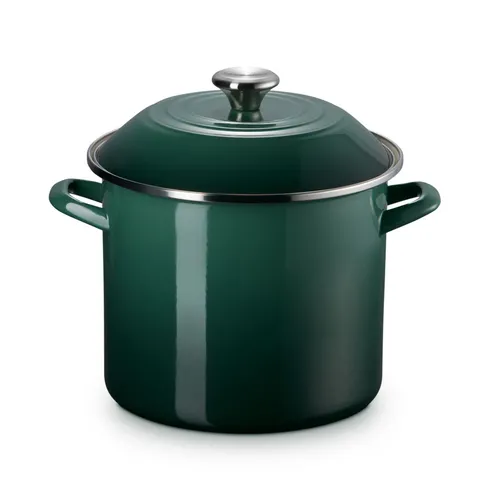 Le Creuset Enameled Steel Stockpot with Stainless Steel Knob, 10 qt.