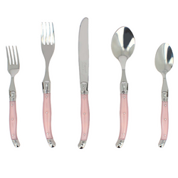 French Home Laguiole Stainless Steel Flatware, 20-Piece Set