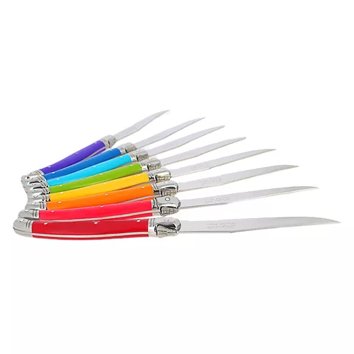 French Home Laguiole Steak Knives, Set of 8