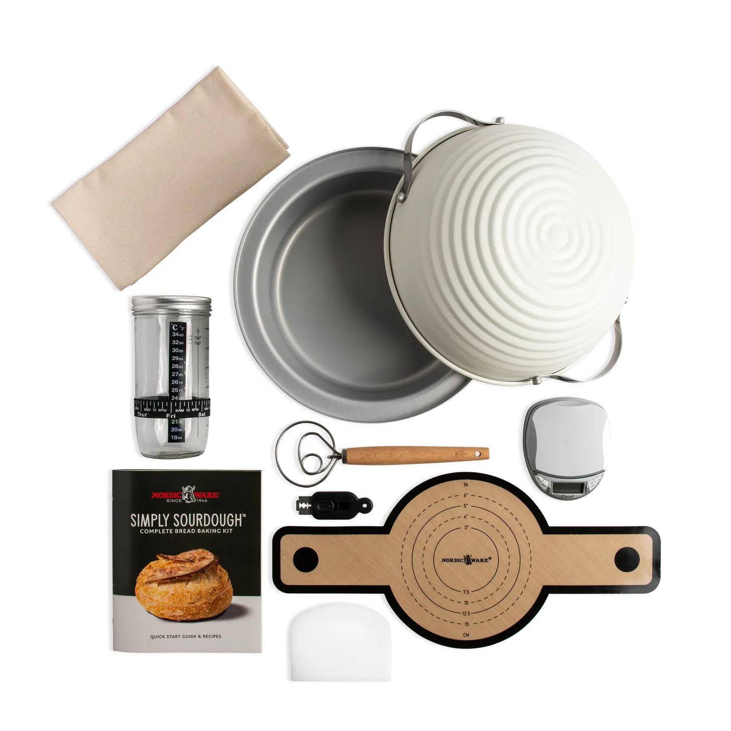 Nordic Ware Simply Sourdough™ Deluxe 10-Piece Bread Baking Kit