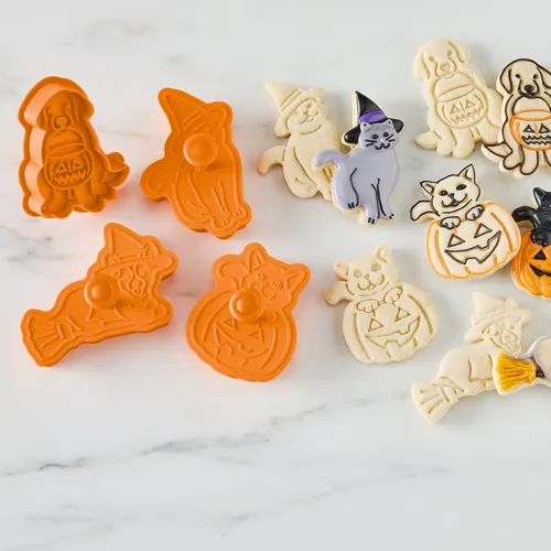Sur La Table Spooky Paws Impression Cookie Cutters, Set of 4