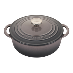 Le Creuset Enameled Cast Iron Shallow Round Dutch Oven, 2.75-Qt. Does great with veggies, soups, stews, even artichoke dip