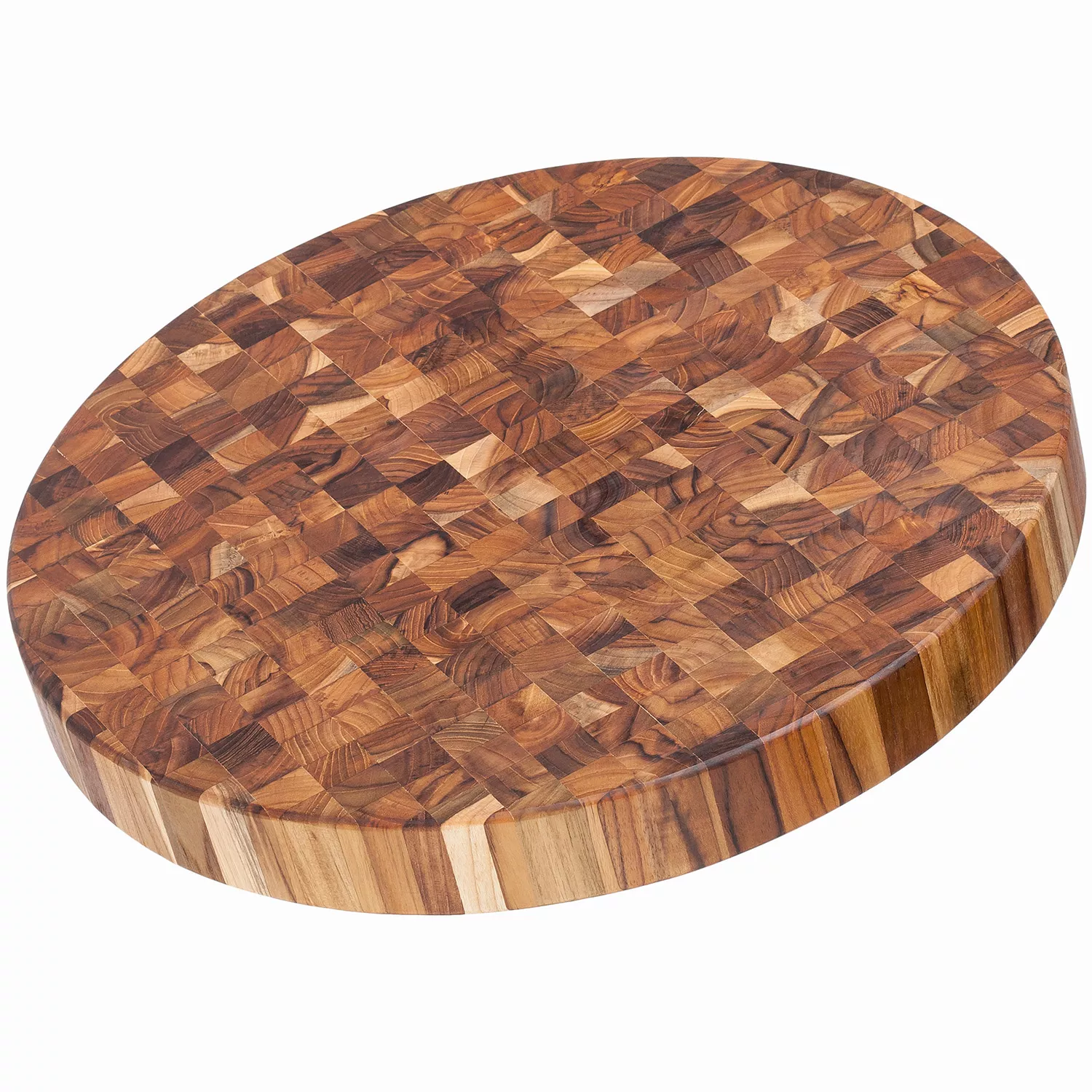 Teakhaus End-Grain Circular Butcher Block