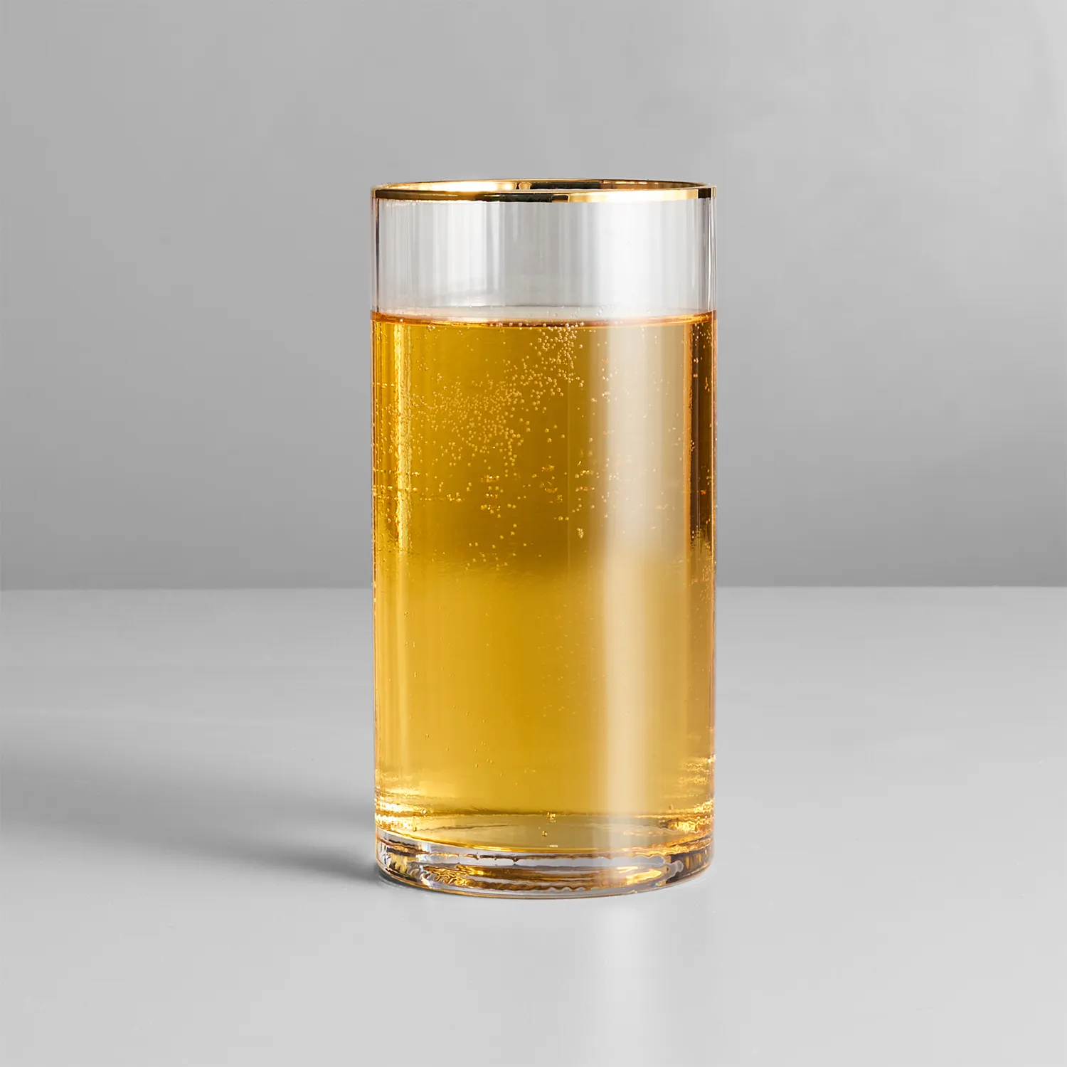 Sur La Table Gold Rim Highball Glass