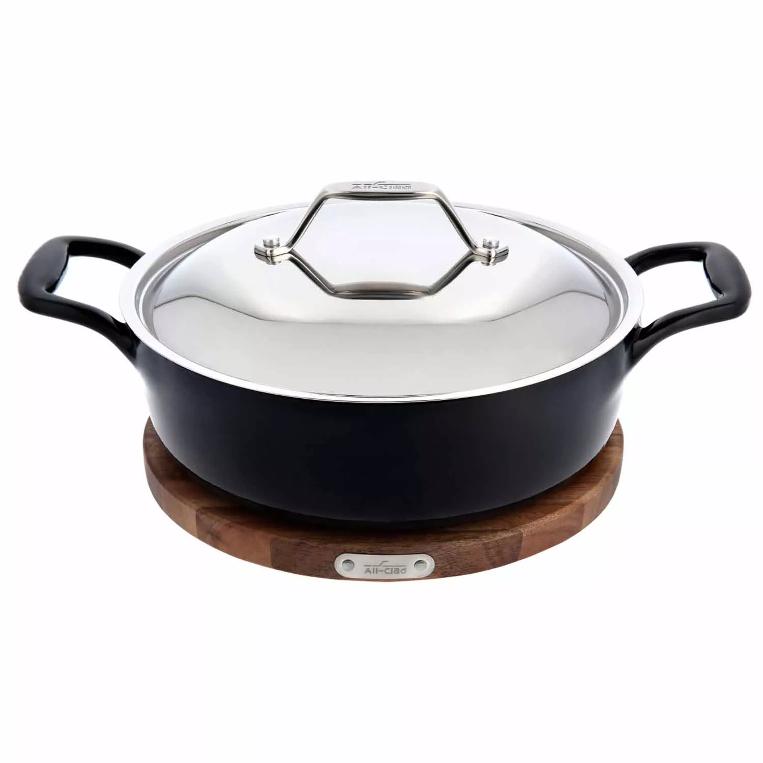 All-Clad Cast Iron Deep Sauté Pan, 10"